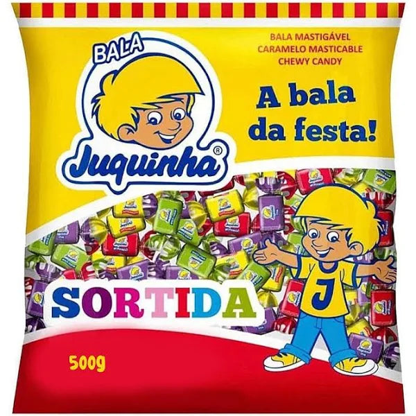 Assorted Juquinha Chewy Candies (500g)